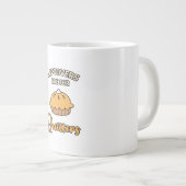 Leftores sind für Quitters Funny Pie Erntedank Jumbo-Tasse (Vorderseite Rechts)