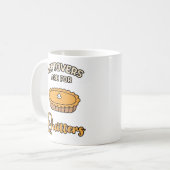 Leftores sind für Quitters Funny Pie Erntedank Kaffeetasse (Vorderseite Links)