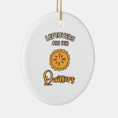 Leftores sind für Quitters Funny Pie Erntedank Keramik Ornament (Rechts)