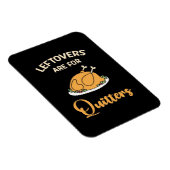 Leftores sind für Quitters Funny Pie Erntedank Magnet (Rechte Seite)