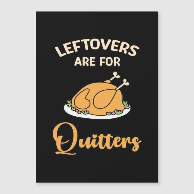 Leftores sind für Quitters Funny Pie Erntedank Magnetkarte (Vorderseite)