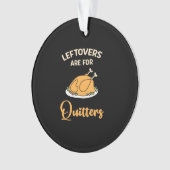 Leftores sind für Quitters Funny Pie Erntedank Ornament (Vorderseite)