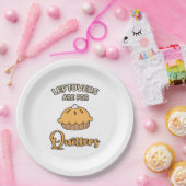Leftores sind für Quitters Funny Pie Erntedank Pappteller (Party)
