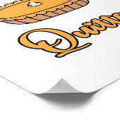 Leftores sind für Quitters Funny Pie Erntedank Poster (Ecke)