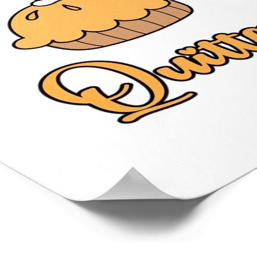 Leftores sind für Quitters Funny Pie Erntedank Poster (Ecke)