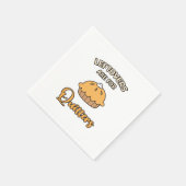 Leftores sind für Quitters Funny Pie Erntedank Serviette (Ecke)
