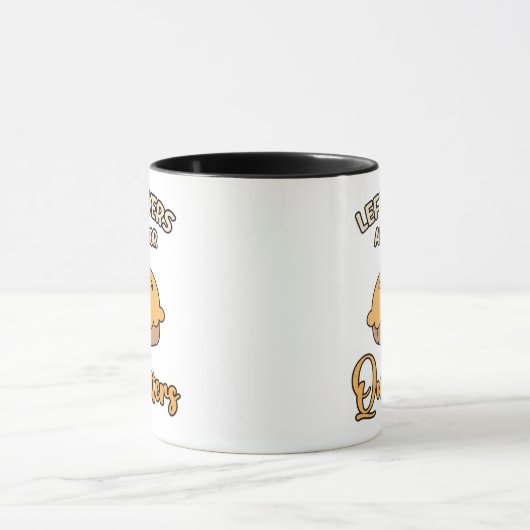 Leftores sind für Quitters Funny Pie Erntedank Tasse (Zentrum)