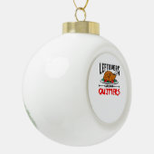 Leftores sind für Quitts Funny Erntedank Dinn Keramik Kugel-Ornament (Links)
