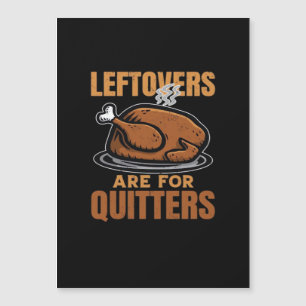 Leftores sind für Quitts Funny Erntedank Dinn Magnetkarte
