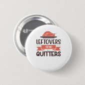 Leftores sind für Quitys lustigen Erntedank Quot Button (Vorne & Hinten)