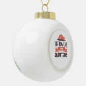 Leftores sind für Quitys lustigen Erntedank Quot Keramik Kugel-Ornament (Links)