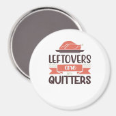 Leftores sind für Quitys lustigen Erntedank Quot Magnet (Vorderseite/Rückseite)