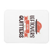 Leftores sind für Quitys lustigen Erntedank Quot Magnet (Horizontal)