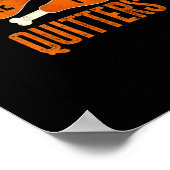 Leftores sind für Quitys lustigen Erntedank Quot Poster (Ecke)