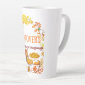 Leftovers Are My Love Language Funny thanksgiving Milchtasse (Rechte Ecke)