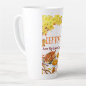 Leftovers Are My Love Language  Funny thanksgiving Milchtasse (Linke Ecke)