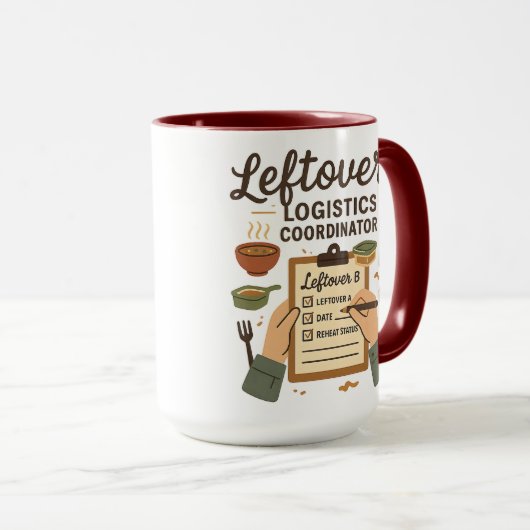 Leftovers Logistics Coordinator | Halloween Gifts Tasse (VorderseiteRechts)