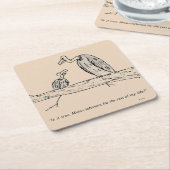 Leftovers Rechteckiger Pappuntersetzer (angewinkelt)