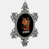 Leftovers sind für Quito Erntedank Day Funny Schneeflocken Zinn-Ornament (Links)