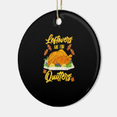 Leftovers sind für Quito Funny Erntedank Day Keramik Ornament (Links)