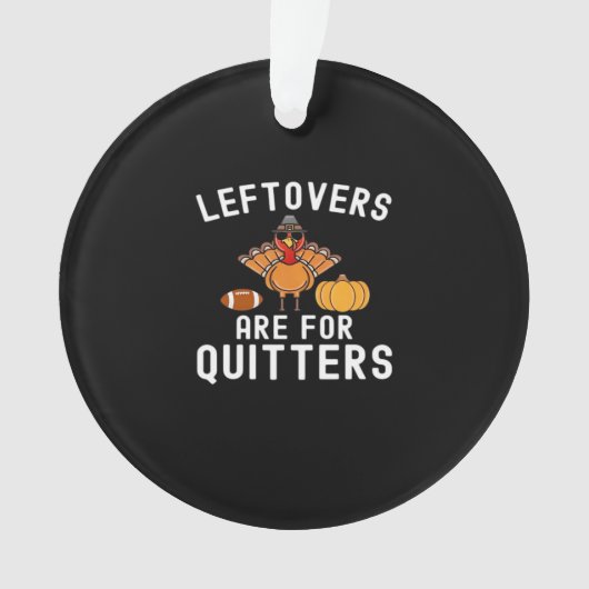 Leftovers sind für Quito Funny Erntedank Day Ornament (Vorderseite)