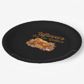 Leftovers sind für Quito Funny Erntedank Day Pappteller (Schrägansicht)