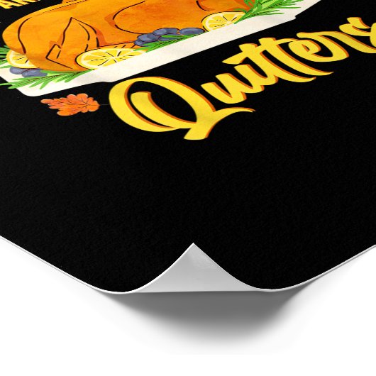 Leftovers sind für Quito Funny Erntedank Day Poster (Ecke)