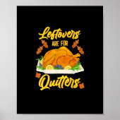 Leftovers sind für Quito Funny Erntedank Day Poster (Vorne)