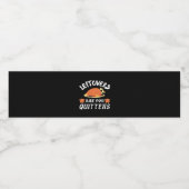 Leftovers sind für Quitters Classic Funny Retro Wasserflaschenetikett (Einzelnes Label)