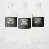 Leftovers sind für Quitters Erntedank Funny Quot Wasserflaschenetikett (Flaschen)