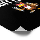 Leftovers sind für Quitters Erntedank Türkei Cla Poster (Ecke)