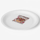 Leftovers sind für Quitters - Funny Classic Design Pappteller (Schrägansicht)