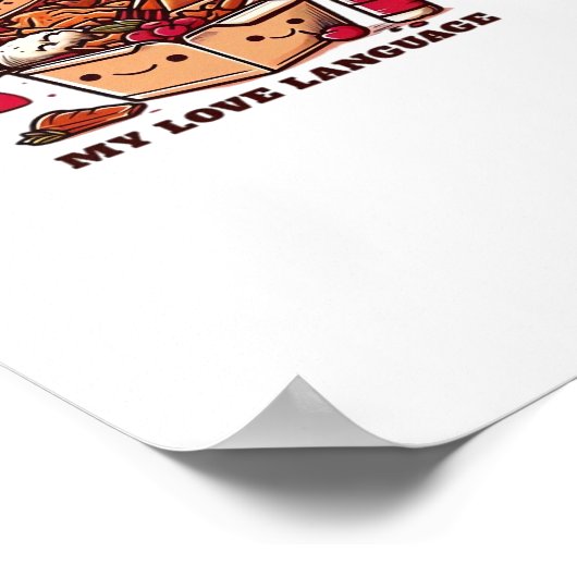 Leftovers sind für Quitters - Funny Classic Design Poster (Ecke)