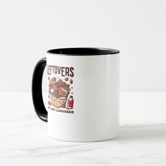 Leftovers sind für Quitters - Funny Classic Design Tasse (Vorderseite Links)