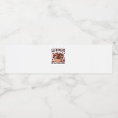 Leftovers sind für Quitters - Funny Classic Design Wasserflaschenetikett (Einzelnes Label)