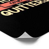Leftovers sind für Quitters Funny Erntedank Clubs Poster (Ecke)