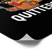 Leftovers sind für Quitters Funny Erntedank Cool Poster (Ecke)