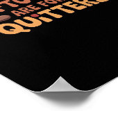 Leftovers sind für Quitters Funny Erntedank Desi Poster (Ecke)