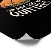 Leftovers sind für Quitters Funny Erntedank Food Poster (Ecke)