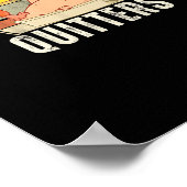 Leftovers sind für Quitters Funny Erntedank Retter Poster (Ecke)