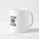 Leftovers sind für Quitters Funny Erntedank Turk Jumbo-Tasse (Vorderseite Rechts)