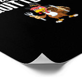 Leftovers sind für Quitters Funny Erntedank Turk Poster (Ecke)