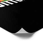 Leftovers sind für Quitters Funny Erntedank Turk Poster (Ecke)