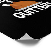 Leftovers sind für Quitters Funny Erntedank Turk Poster (Ecke)