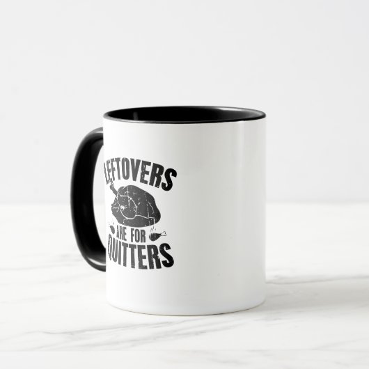 Leftovers sind für Quitters Funny Erntedank Turk Tasse (Vorderseite Links)