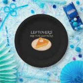Leftovers sind für Quitters Pie Classic Funny Tren Pappteller (Party)