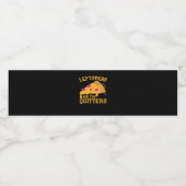 Leftovers sind für Quitters Pizza Thanksgivin Wasserflaschenetikett (Einzelnes Label)