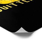 Leftovers sind für Quitts essenzielles Funny Zitat Poster (Ecke)