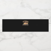 Leftovers sind für Quittung, Weihnachten, Thanksgi Wasserflaschenetikett (Einzelnes Label)