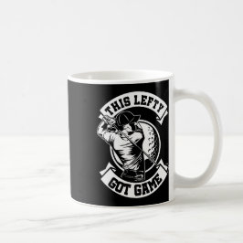 Lefty Golfer Left Hander Golf Left Handed Golfing  Kaffeetasse